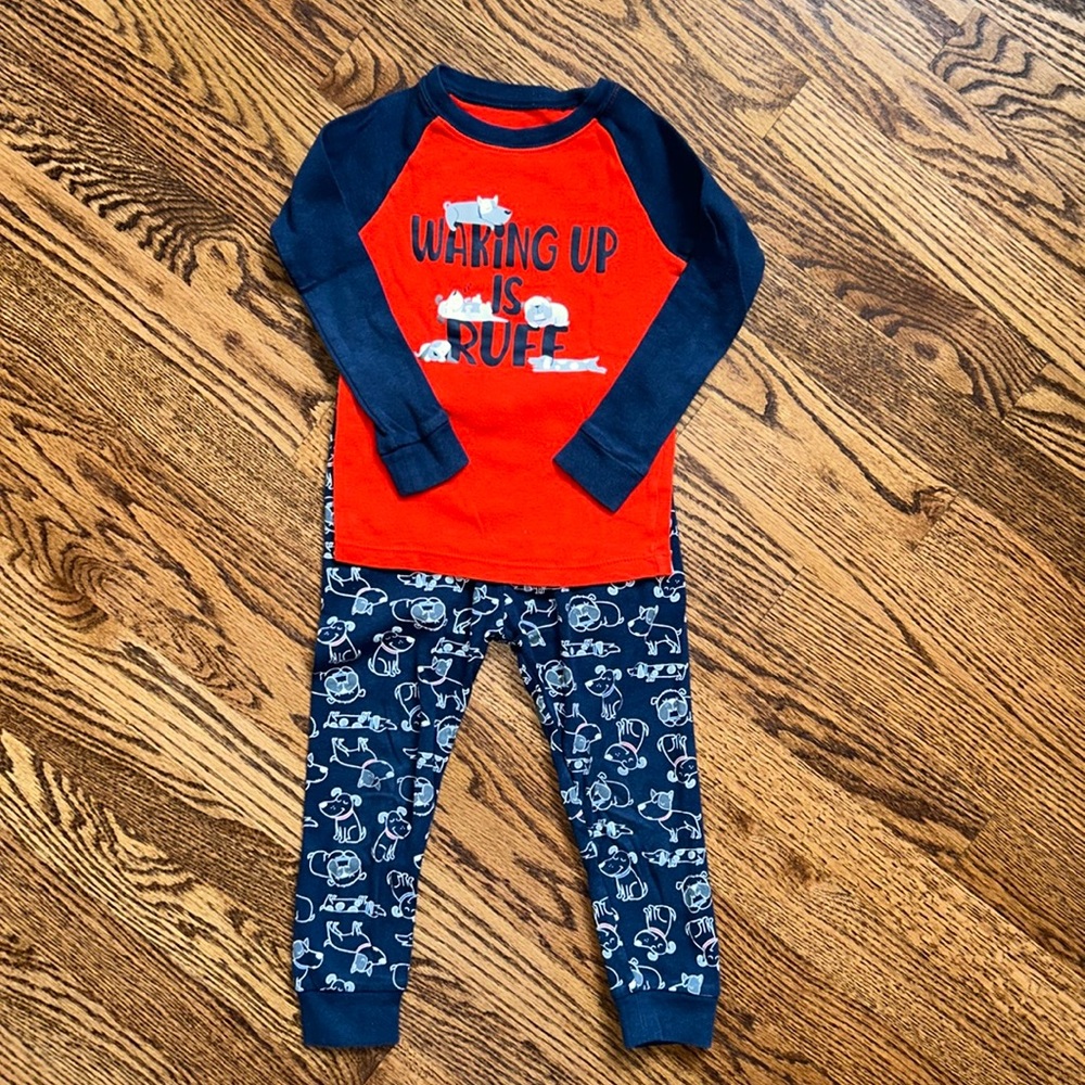 Boys 2 Piece Pajama Set Size 4T